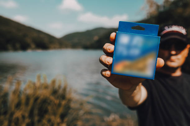 istock The fisherman shows the box 1262450119