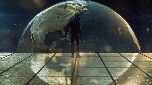 istock racing pilot astronaut looking at space land planning future, what's going on and global network concept 1262486966