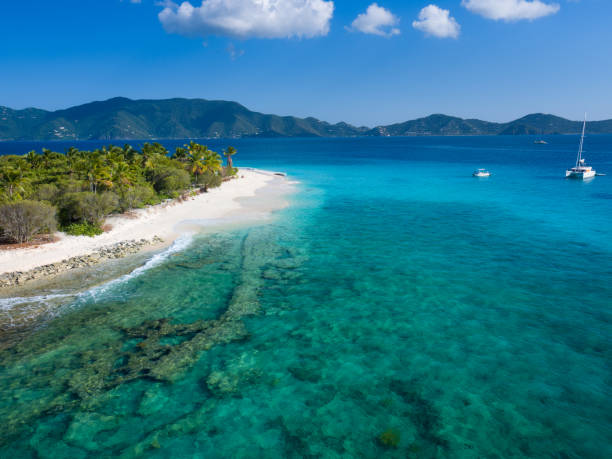 istock aerial view of Sandy Cay, British Virgin Islands 1262490507