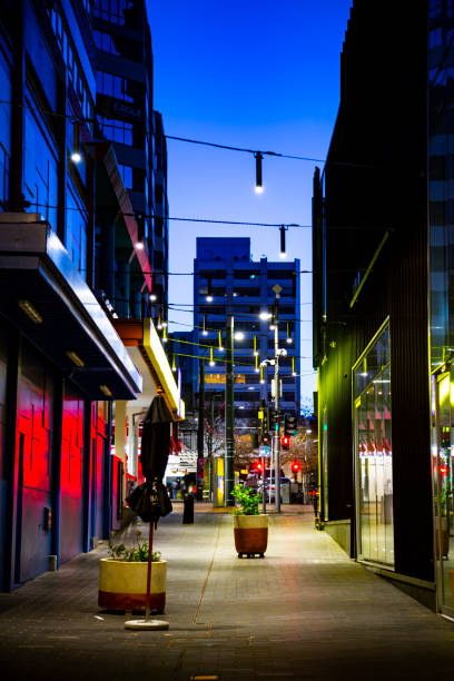 istock Wellington Side Street at Night 1262491225