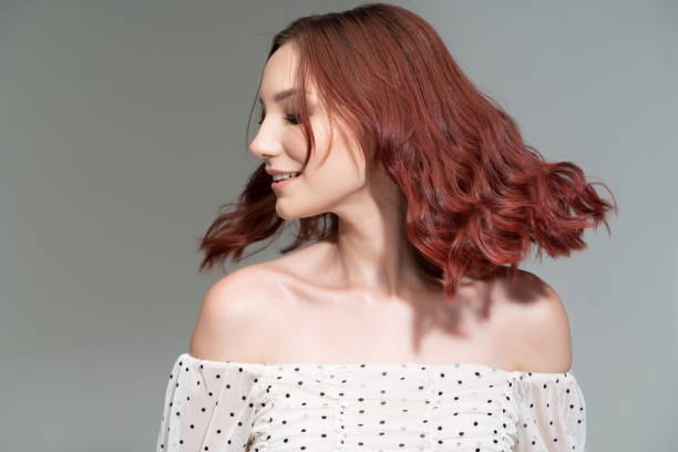 istock Beautiful Caucasian Woman Posing In Studio 1262495527