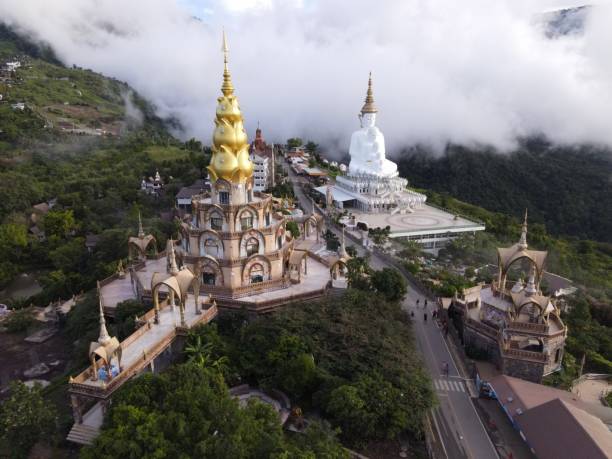 istock Buddha statue of Wat Phra That Pha Son Kaew, Phetchabun, Thailand 1262504301