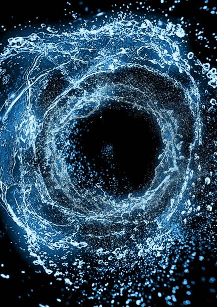 3D illustration of abstract wave splash