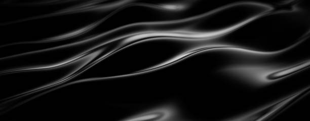istock Luxury black drapery fabric background. 3d illustration, 3d rendering. 1262542837