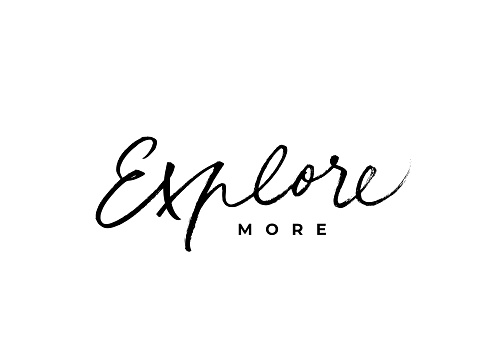 Explore more ink brush vector lettering. Modern slogan handwritten vector calligraphy. Black paint lettering isolated on white background. Optimist phrase, wise saying, inspirational quote.