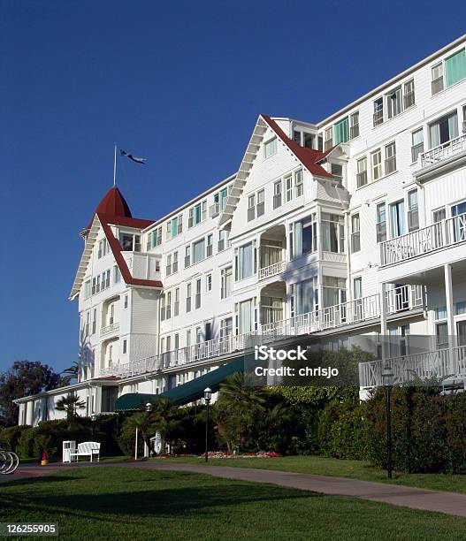 Das Hotel Del Coronado Stockfoto und mehr Bilder von Coronado Beach - Coronado Beach, Hotel, Bauwerk