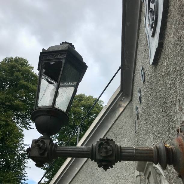 istock Low angle view: Old street lamp 1262559770