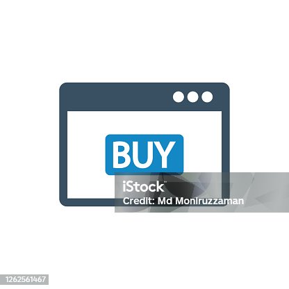 istock Buy shopping icon 1262561467