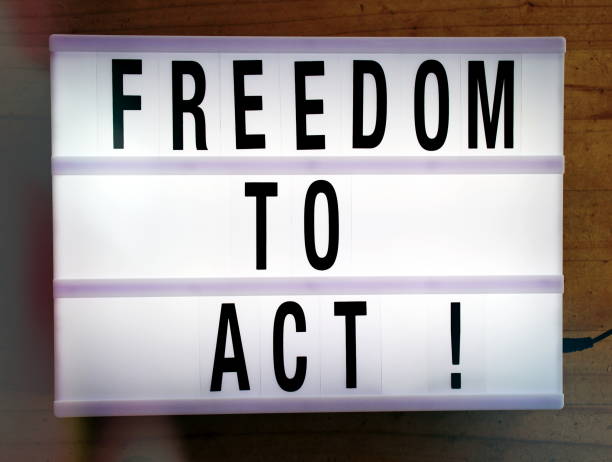 istock Freedom To Act in Modern Light Box Trend 1262563982