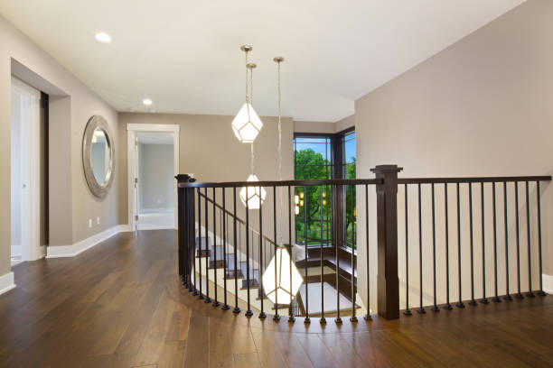 istock Excellent loft area with hardwood flooring 1262566603