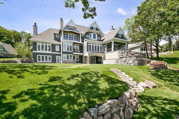 istock Fantastic home with the ultimate back yard leading to the lake 1262572421