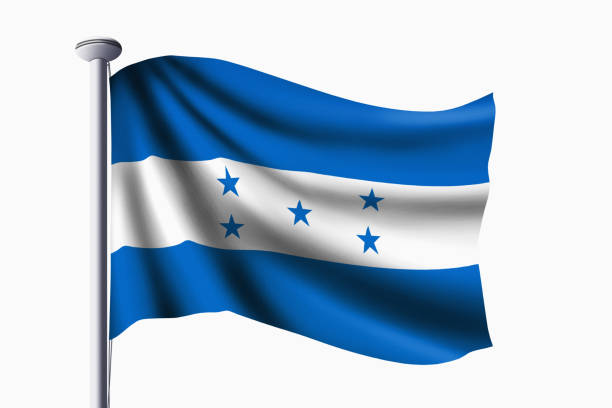 istock Honduras flag waving 1262573604