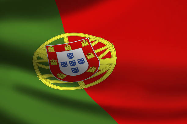 istock Portugal flag waving 1262576381