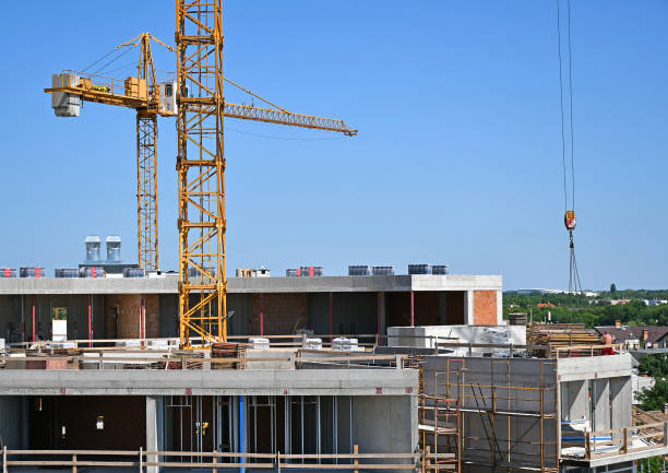 istock Construction of a new apartment building 1262576640
