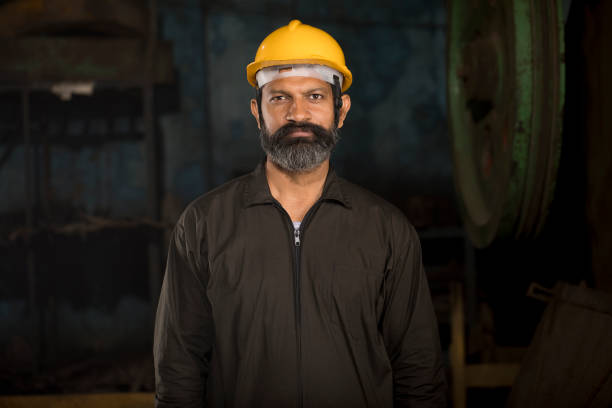 istock Industrial worker at factory 1262579495