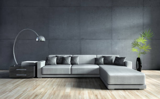 istock Sofa in stylish apartment 1262582862