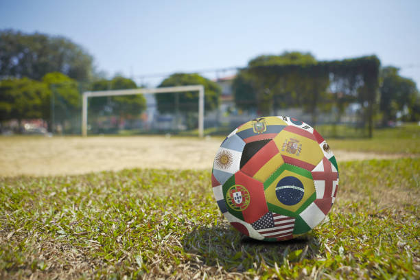 istock National flags on a soccer ball 1262582895