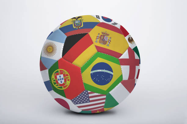 istock National flags on a soccer ball 1262583157
