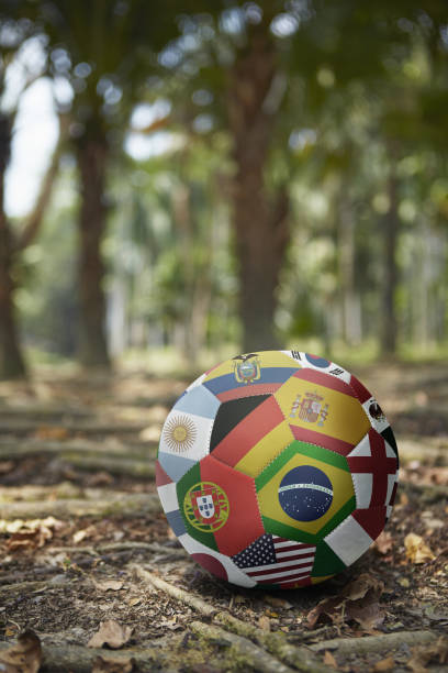 istock National flags on a soccer ball 1262584742