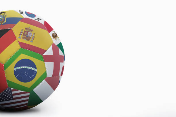 istock National flags on a soccer ball 1262584854