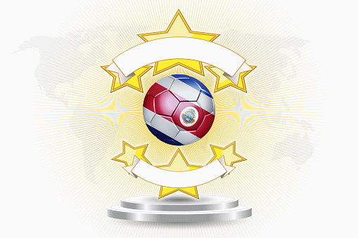 Costa Rica soccer ball emblem