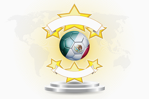 Mexico soccer ball emblem