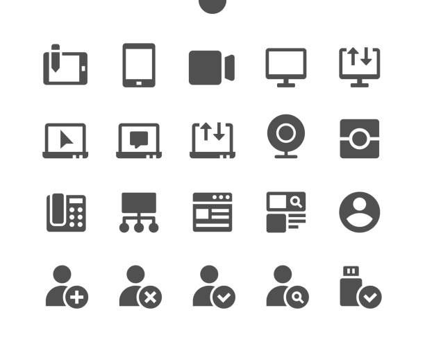 Communication v2 UI Pixel Perfect Well-crafted Vector Solid Icons 48x48 Ready for 24x24 Grid for Web Graphics and Apps. Simple Minimal Pictogram Communication v2 UI Pixel Perfect Well-crafted Vector Solid Icons 48x48 Ready for 24x24 Grid for Web Graphics and Apps. Simple Minimal Pictogram mac plus stock illustrations