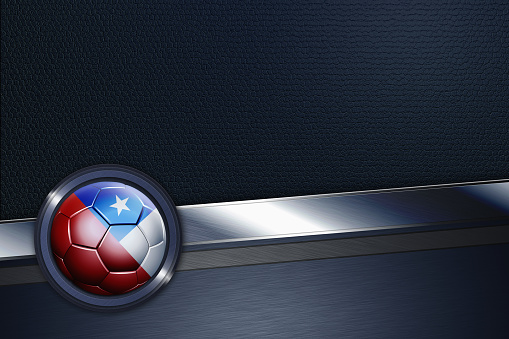 Sports interface with Chile soccer ball