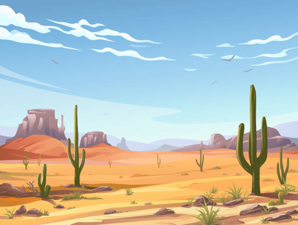 Tranquil Desert Scene Stock Illustration - Download Image Now - Landscape - Scenery, Desert Area, Cartoon - iStock Tranquil Desert Scene Stock Illustration - Download Image Now - Landscape - Scenery, Desert Area, Cartoon - iStock