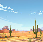 istock Idyllic Desert Scene 1262597149