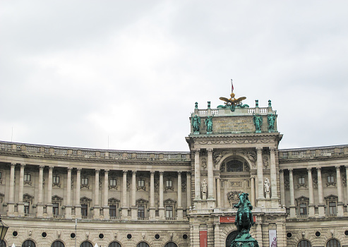 In October 2014, tourists were visiting the National Library in Vienna.
