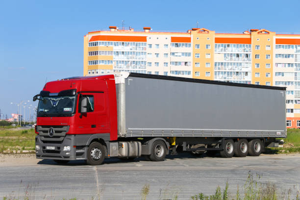 mercedes-benz actros - cabover foto e immagini stock