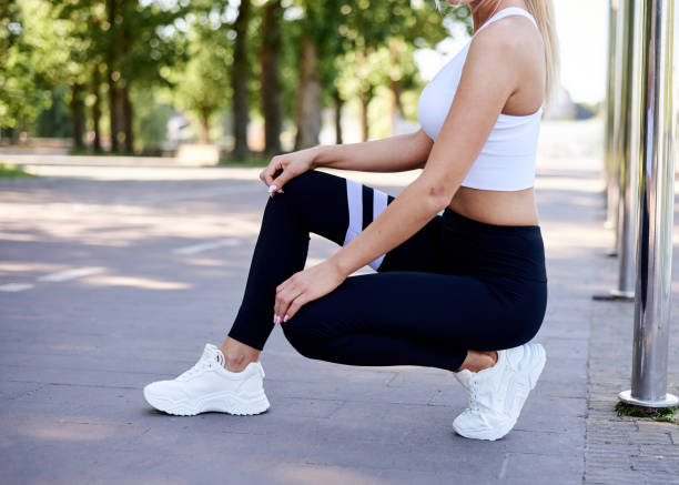 istock Female fitness training outside 1262602328