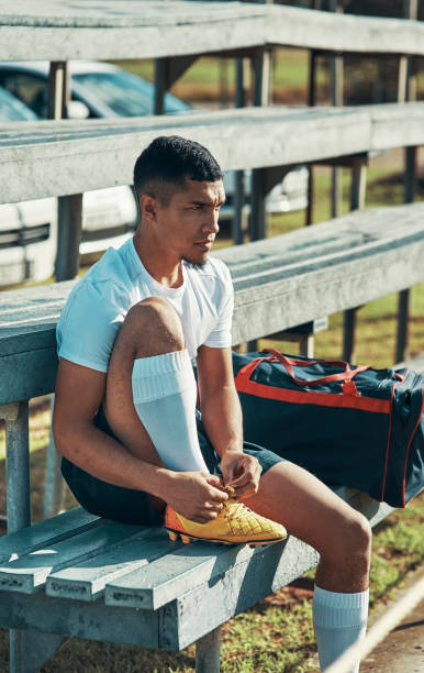 istock Getting ready to give his best on the field 1262604273