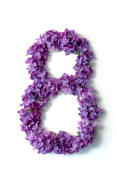 istock Flower alphabet of lilacs 1262606813