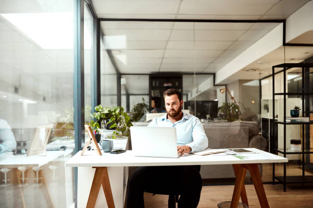 istock He has lots of work to finish up 1262610241