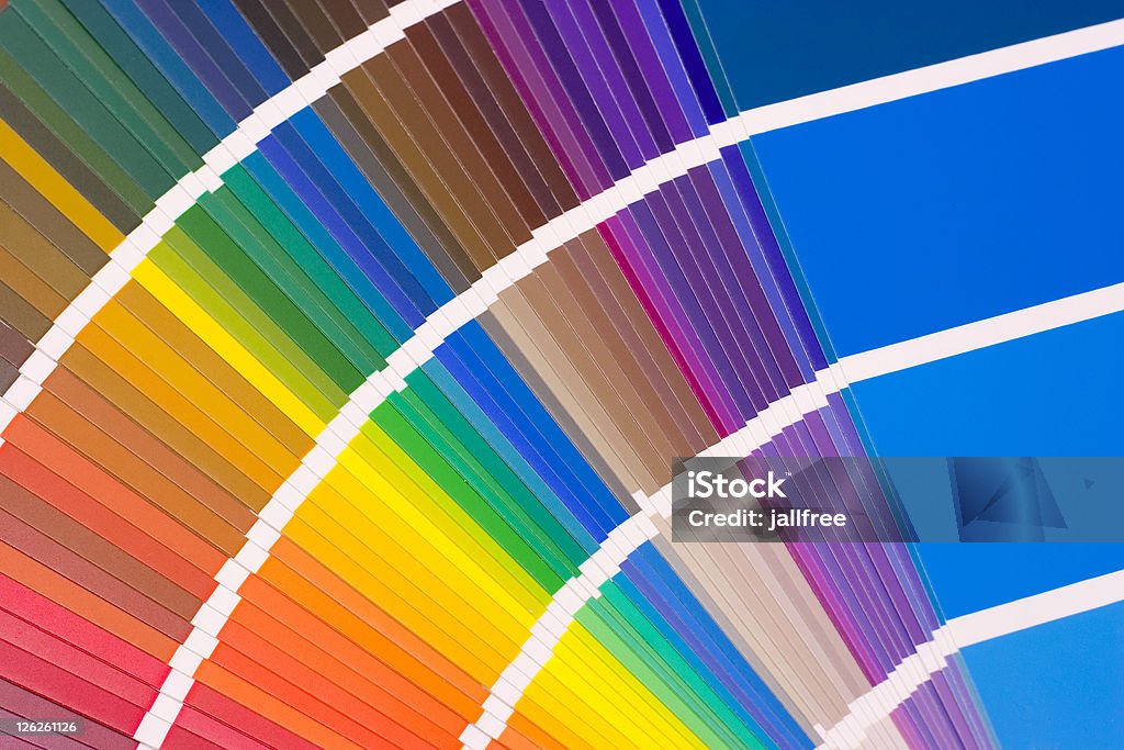 Разноцветный образец цвета для выбора цвета - Стоковые фото Абстрактный роялти-фри