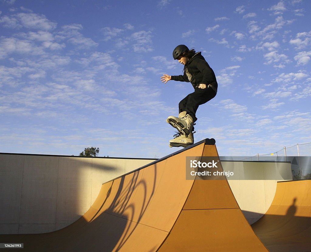 Top of the world - Lizenzfrei Inline-Skate Stock-Foto