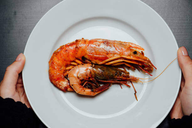 istock fried lobster on a black background 1262617115