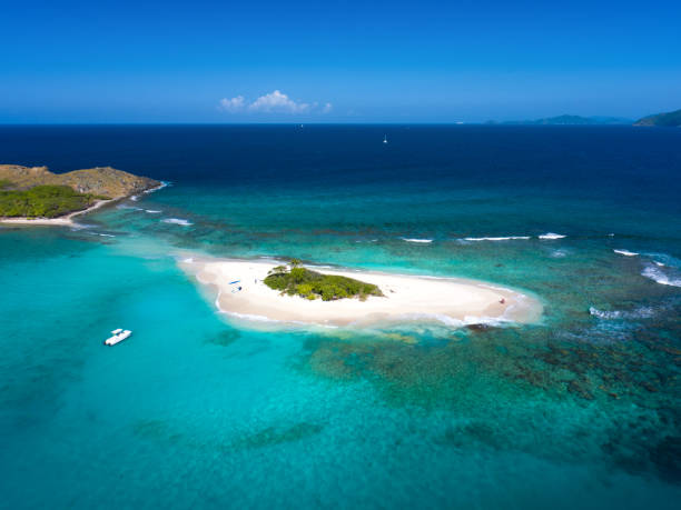istock Aerial view of Sandy Spit, British Virgin Islands 1262623909