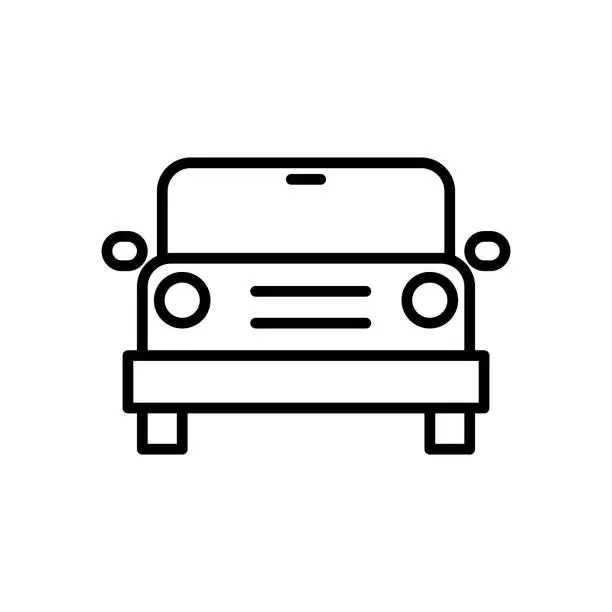Vector illustration of Illustration Vector graphic of car icon template