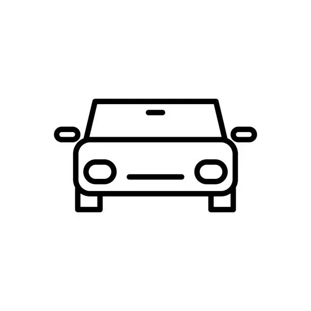 Vector illustration of Illustration Vector graphic of car icon template