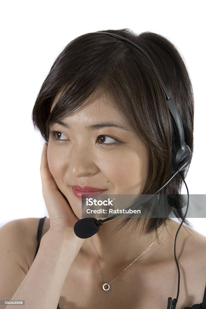 Asian Call Center - Zbiór zdjęć royalty-free (Bluetooth)