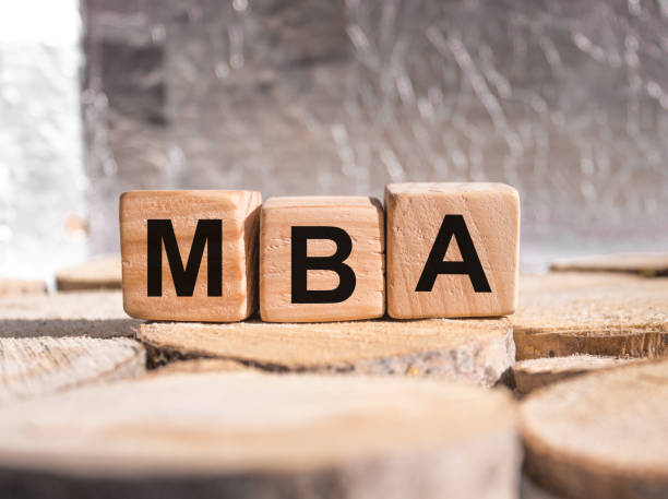 istock Wooden blocks with the word MBA. Concept. 1262635360