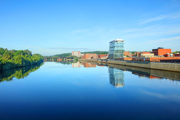 istock Haverhill, Massachusetts along the Merrimack River 1262643499