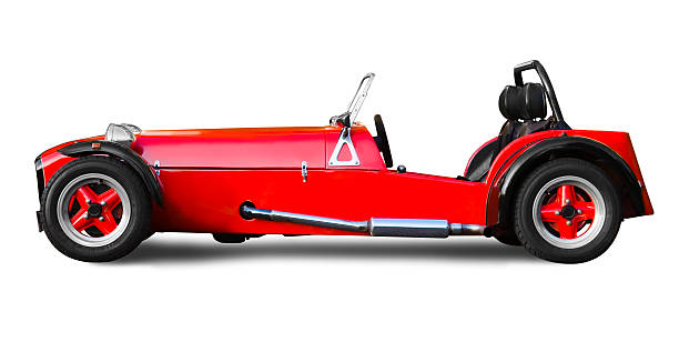 istock Red sports car on a white background with path 126265014