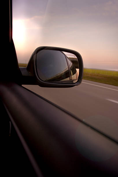 Rear View Mirror stock photo