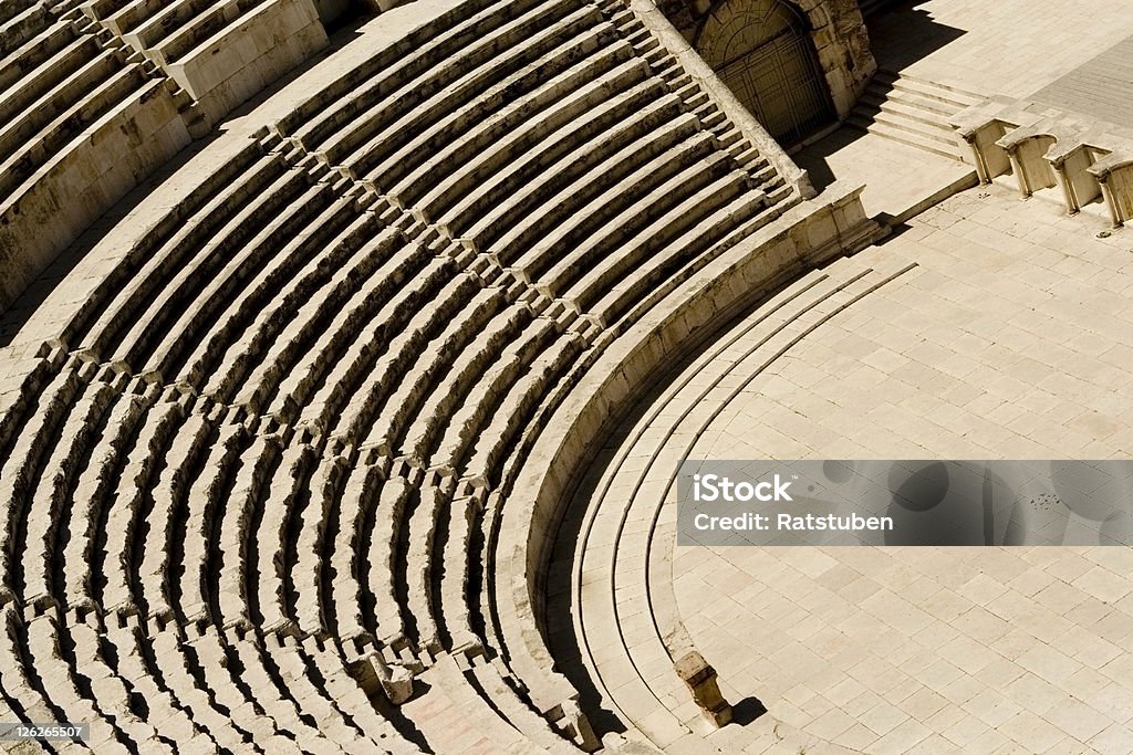 Römisches Amphitheater - Lizenzfrei Amman Stock-Foto