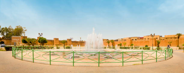 Panoramic view Taroudant's tower, one of the historical cities in morocco