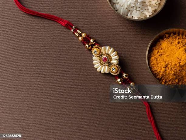 Rakhi For Raksha Bandhan Festival India Stock Image Stock Photo - Download Image Now